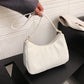 Simple Shoulder Handbag with Trendy Armpit Style and Solid Polyester Colors - style armpit trendy simple shoulder