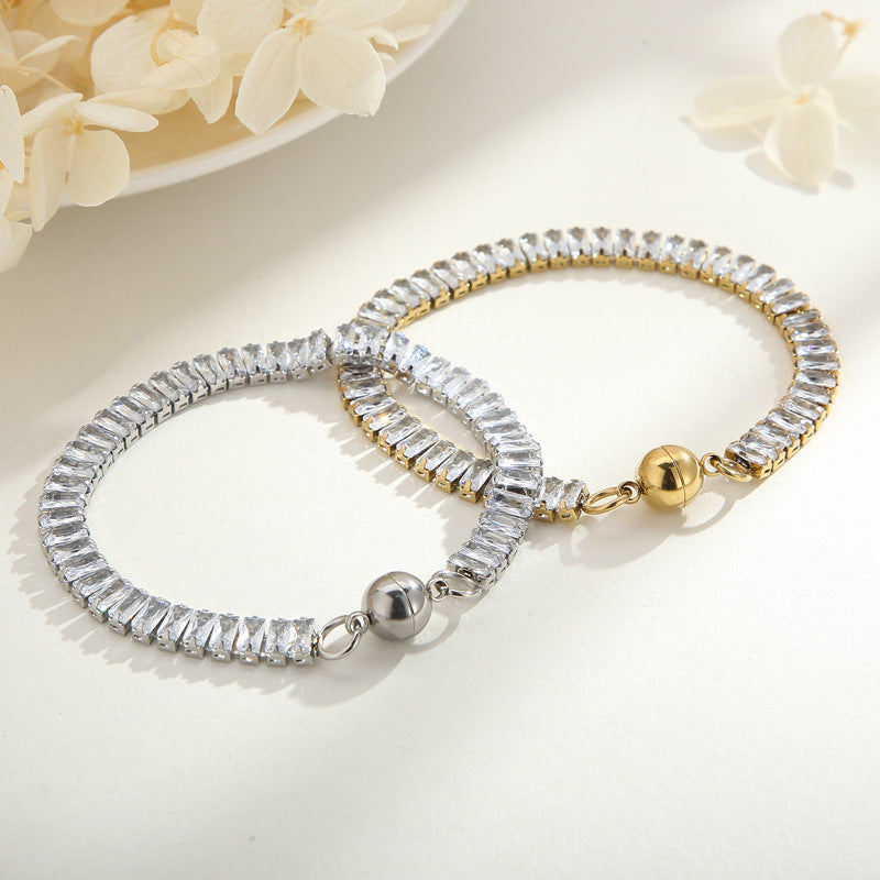 Simple Versatile Ornament Stainless Steel Bracelet - Simple Versatile Ornament Stainless Steel Bracelet