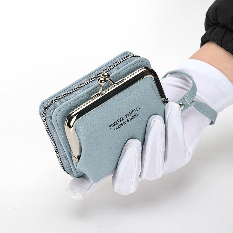 Simple Waterproof PU Small Student Wallet for Daily - Teleplus small student wallet simple