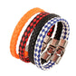 Simple Woven Leather Fashion Bracelet - Simple Woven Leather Fashion Bracelet Actual Product