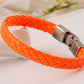 Simple Woven Leather Fashion Bracelet - Simple Woven Leather Fashion Bracelet Actual Product