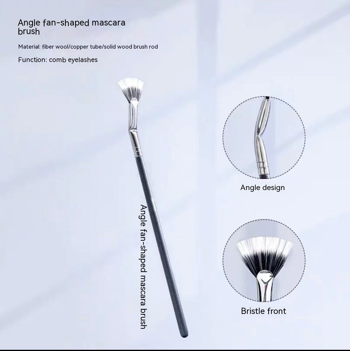 Single Fine Eyeliner Brush with Folding Angle for Precise Makeup Application - Teleplus folding angle single fine