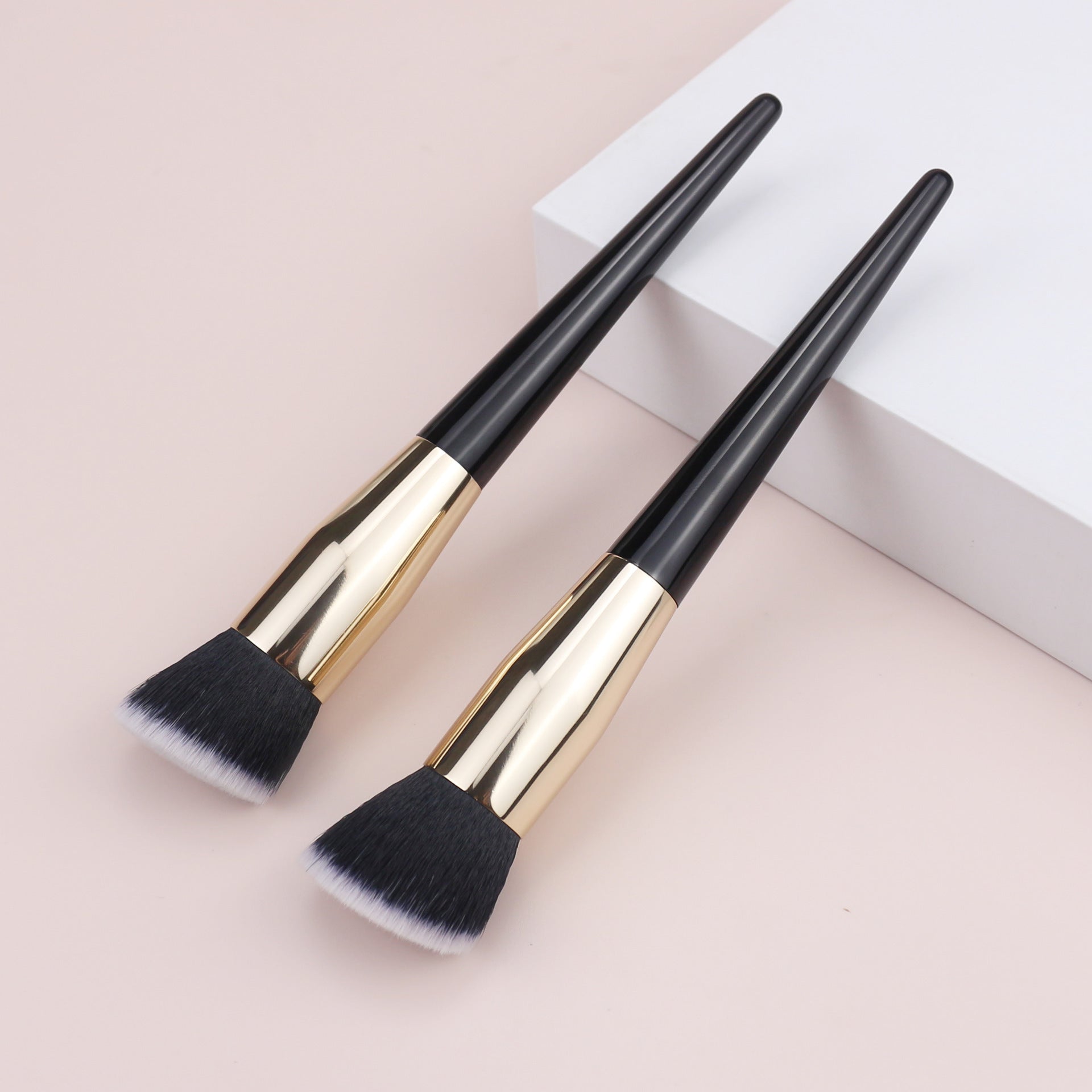 Single Foundation Brush Oblique Flat Head Smear-proof Makeup - foundation brush oblique flat head