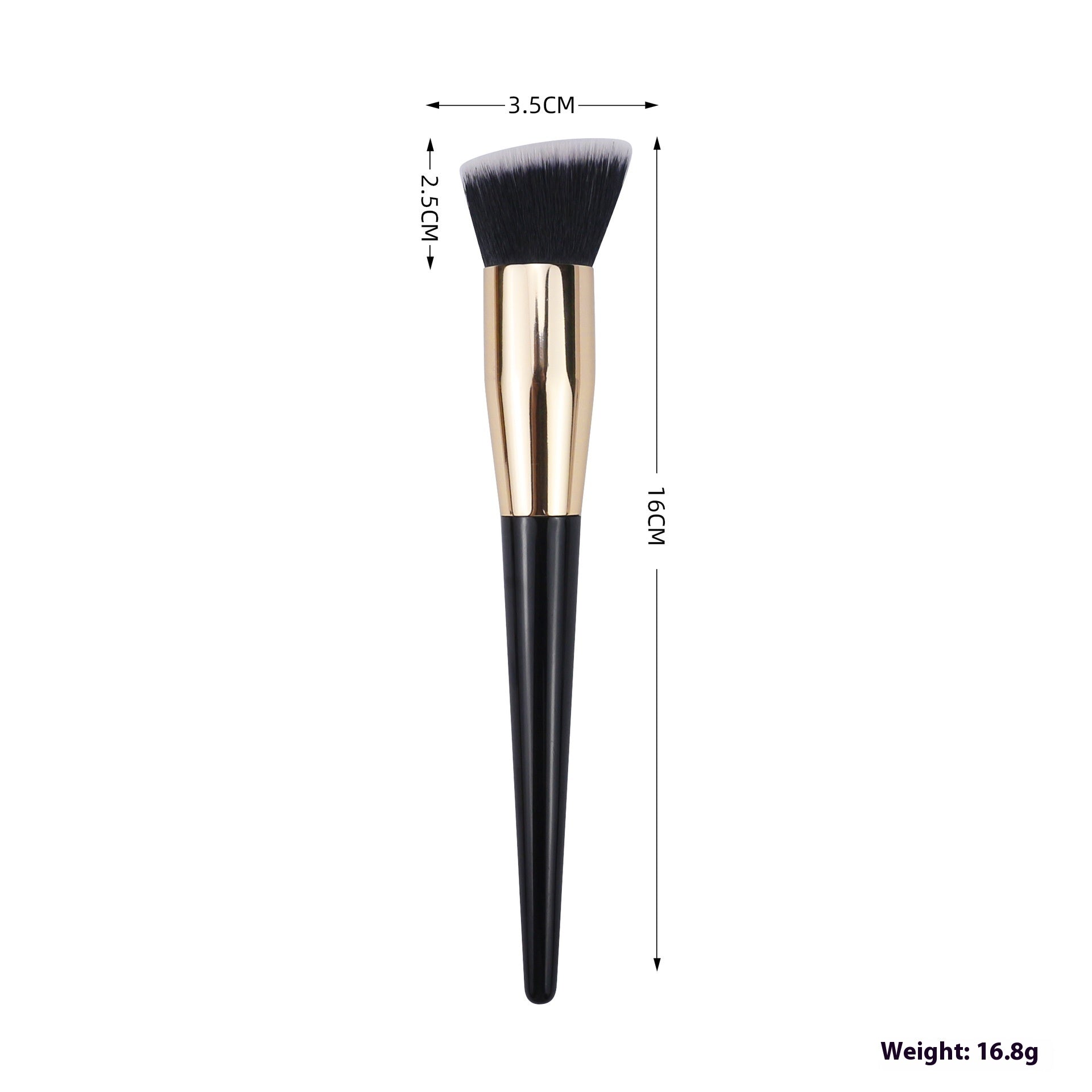 Single Foundation Brush Oblique Flat Head Smear-proof Makeup - foundation brush oblique flat head