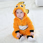 Single-layer Jumpsuit Clownfish Modeling Romper Infant Toddler Outwear - Clownfish Romper for Tiny Tidal Troublemakers