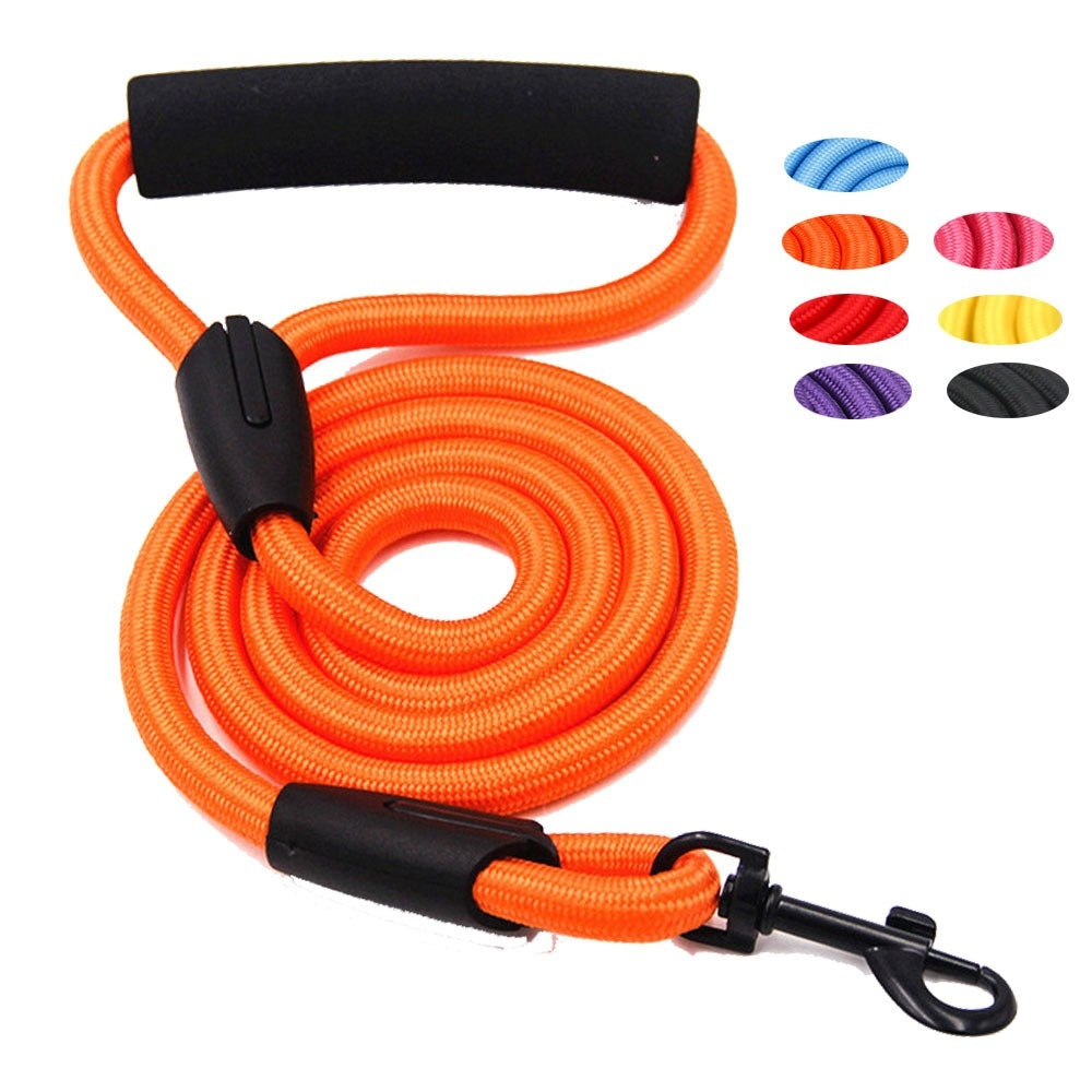 Single Rope Dog Leash 1.2m Durable Pet Lead in Multiple Colors - Teleplus [single rope]
