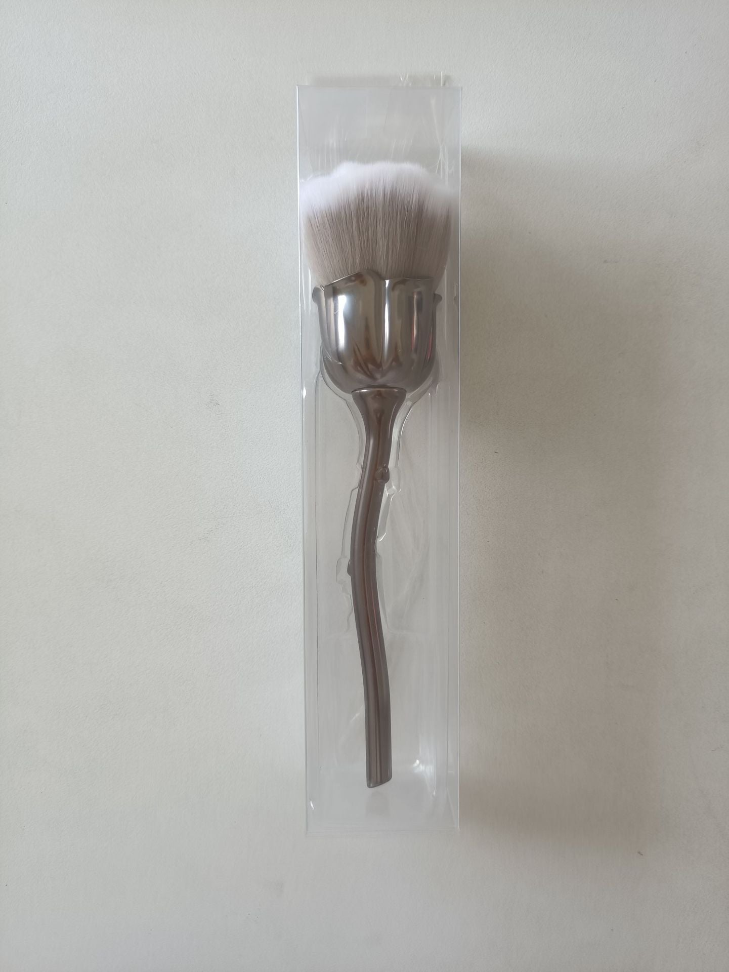 Single Rose Flower Makeup Brush - Single Rose Flower Makeup Brush for Petal-Perfect Glam