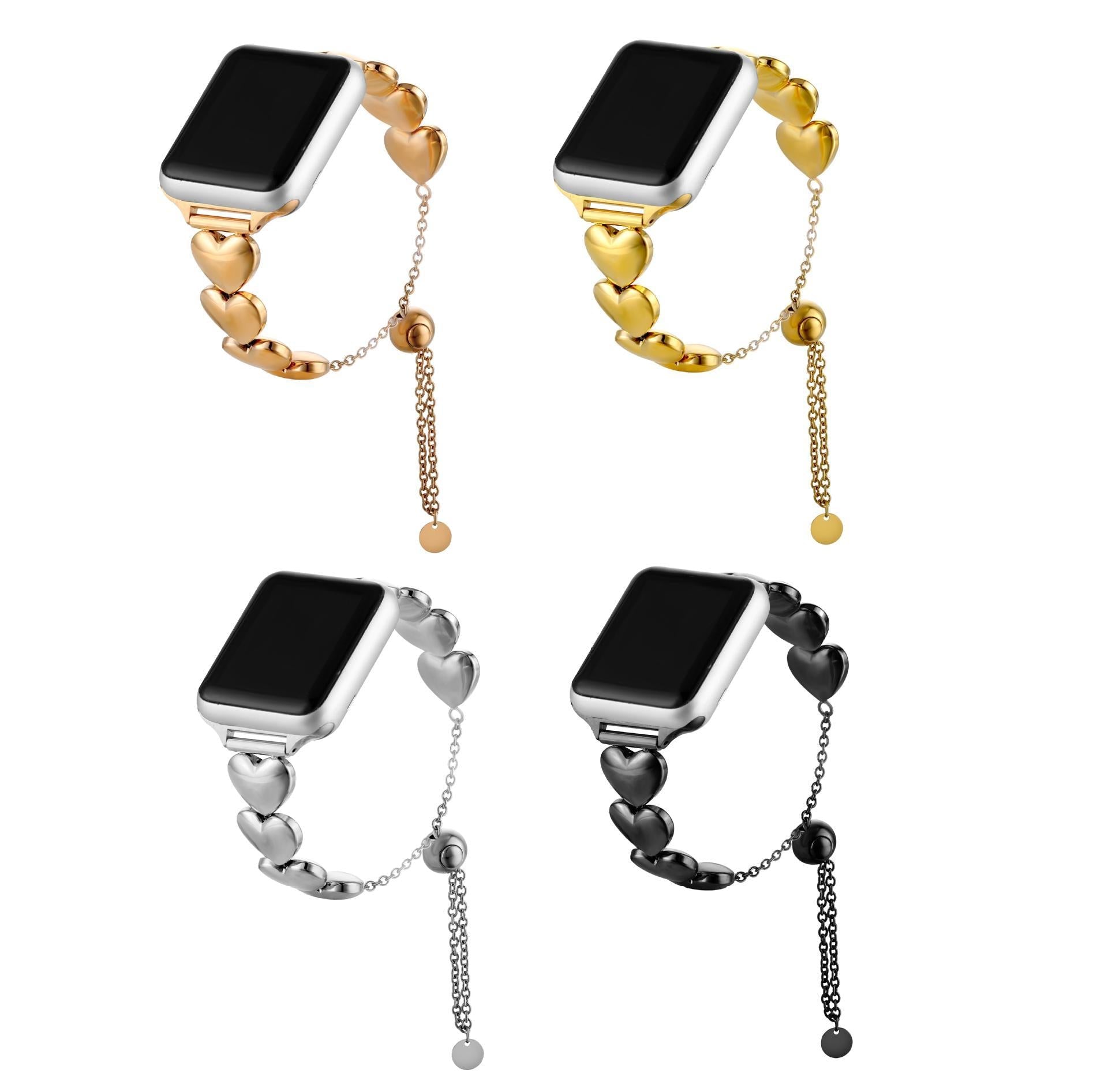 Single Row Love Chain for Apple Watch Popular Smart Accessories - Teleplus single row love chain smart