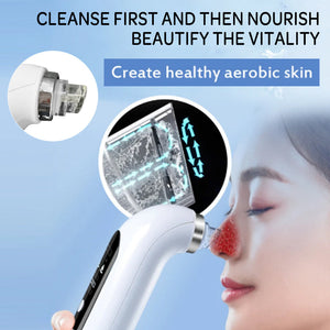 Electric Blackhead Suction Facial Cleanser for Skin Cleansing Oxygenation - Away Blackheads with Magic skin cleansing