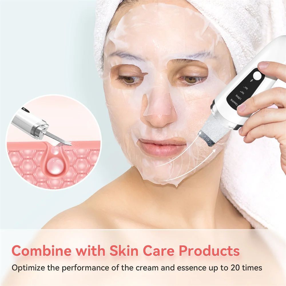 Skin Scrubber Face Spatula Facial Skin Exfoliator Scraper And Blackhead Remover Pore Cleaner With Face Lifting Deep