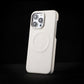 Skin-sensitive Sheepskin Magnetic Phone Case Drop-resistant Protective Cover - Sheepskin Magnetic Suction Phone Case