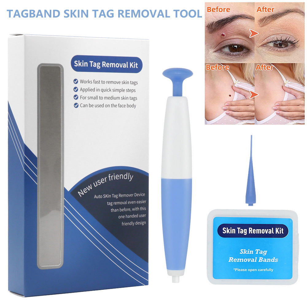 Skin Tag Removal Kit Home Use Mole Wart Remover Micro Band Skin Tag Treatment Tool Easy To Clean Skin Care Tool - Tame