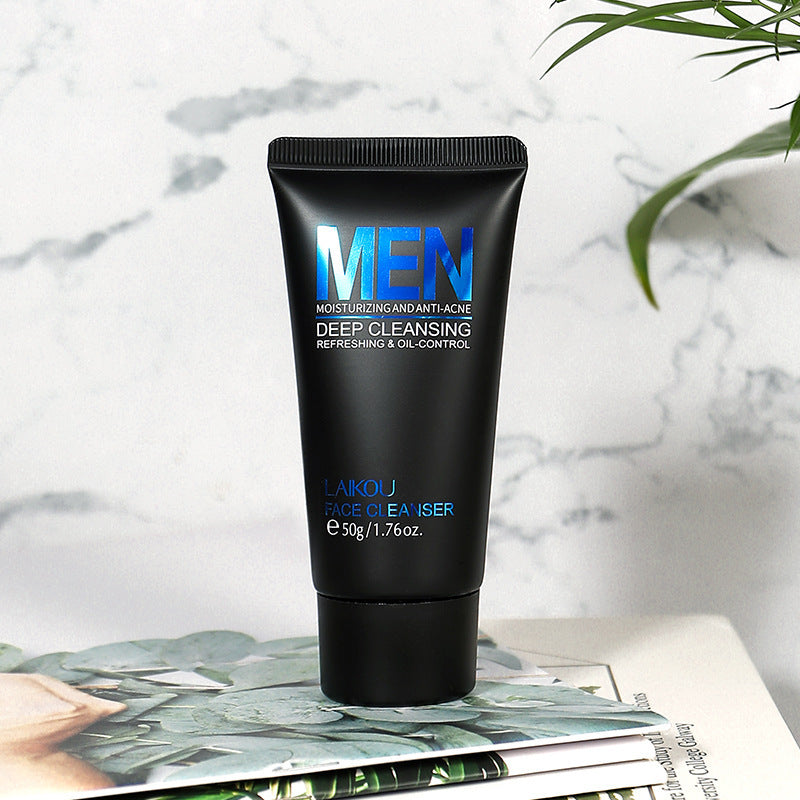 Skincare Facial Cleansing Men’s Scrub Cleanser 50g - Scrub Away Grime with This Manly Facial Cleanser