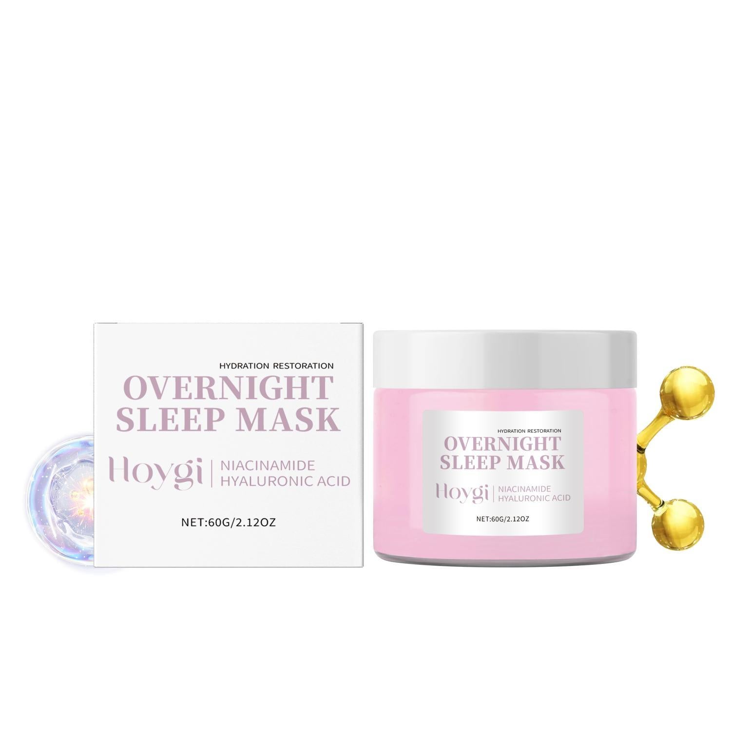 Sleep Moisturizing Facial Mask with Acryloyl Dimethyl Taurate and Nicotinamide - Teleplus acryloyl dimethyl taurate