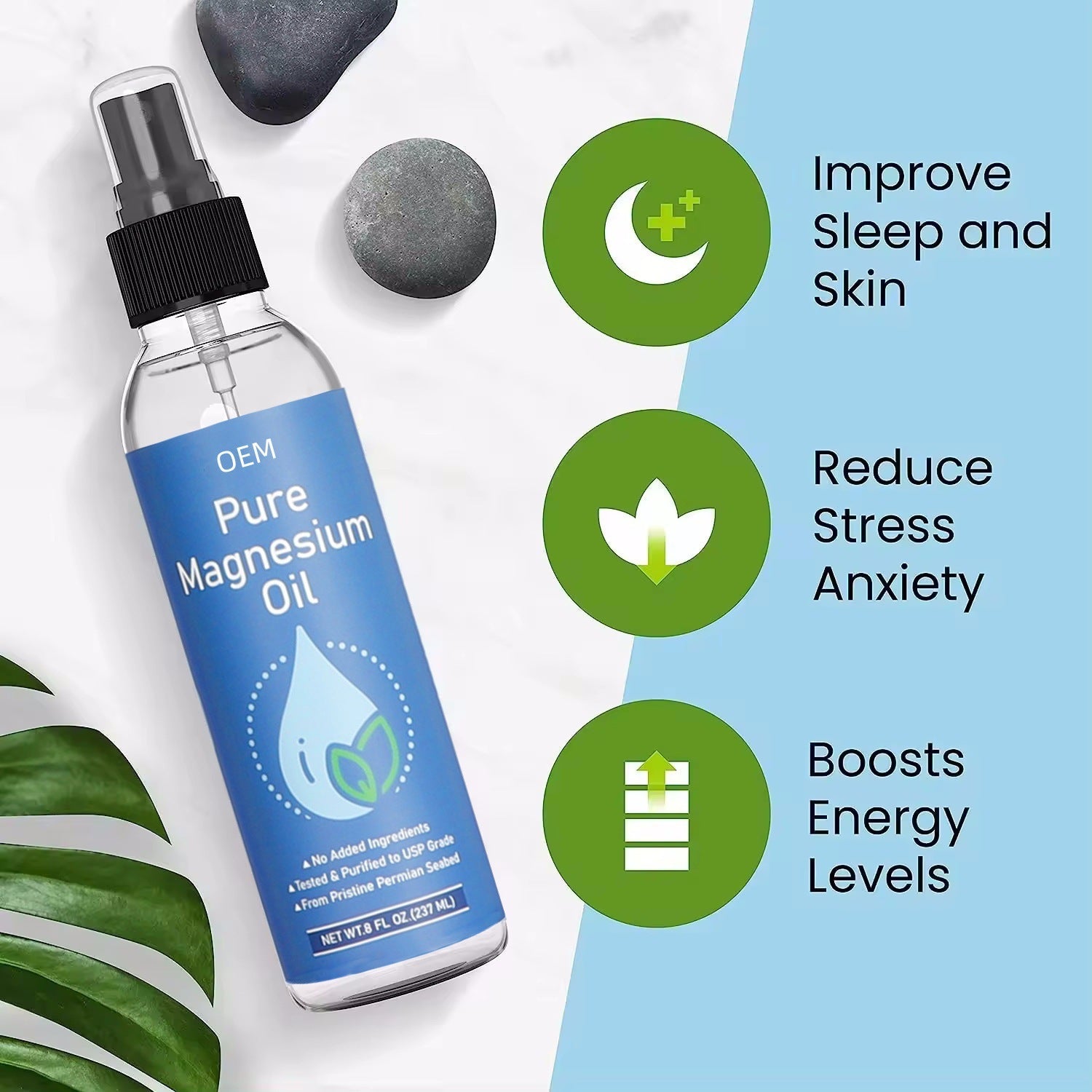 Sleep Spray with Lavender Essential Oil 237ml for Relaxation and Rest - Teleplus