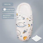 Sleeping Bag Pure Cotton Spring And Summer Thin Baby Anti-startle Sleeping - Pure Cotton Sleeping Bag in Starry Sky