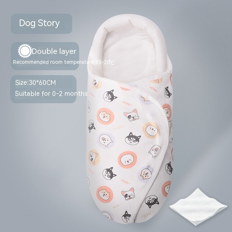 Sleeping Bag Pure Cotton Spring And Summer Thin Baby Anti-startle Sleeping - Pure Cotton Sleeping Bag in Starry Sky