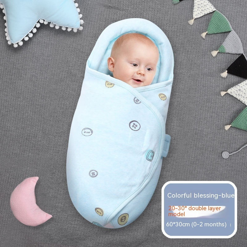 Sleeping Bag Pure Cotton Spring And Summer Thin Baby Anti-startle Sleeping - Pure Cotton Sleeping Bag in Starry Sky