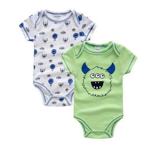 Sleeveless Baby Rompers Cotton Climbing with Concealed Button Safety - Made of Magic sleeveless baby rompers