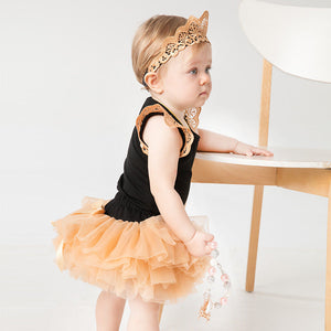 Sleeveless Wings Romper Set for Babies Cotton 0-24 Months - A Three-Piece Tots sleeveless wings romper