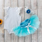 Sleeveless Wings Romper Mesh Bottom Princess Dress Suit - Sleeveless Wings Romper A Three-Piece Set for Tots