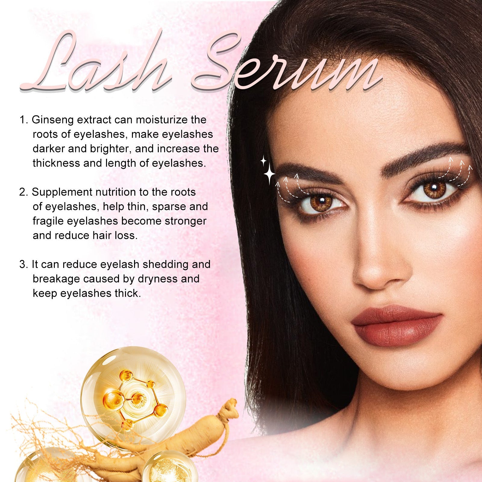 Slender Eyelash Liquid Makeup Tool in Pink or Black for Export - Teleplus slender eyelash liquid easily dizzy