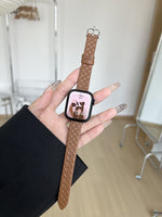 Slim Small Rhombus Women’s Leather Strap - Slim Small Rhombus Women’s Leather Watch Strap