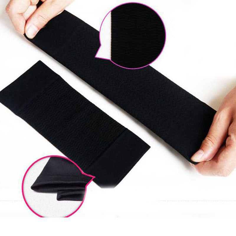 Slimming Arm Shaper Sleeves with Wave Pattern for Toning and Stimulation - Sleeve-less Shenanigans slimming arm shaper