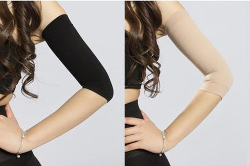 Slimming Arm Shaper Sleeves with Wave Pattern for Toning and Stimulation - Sleeve-less Shenanigans slimming arm shaper