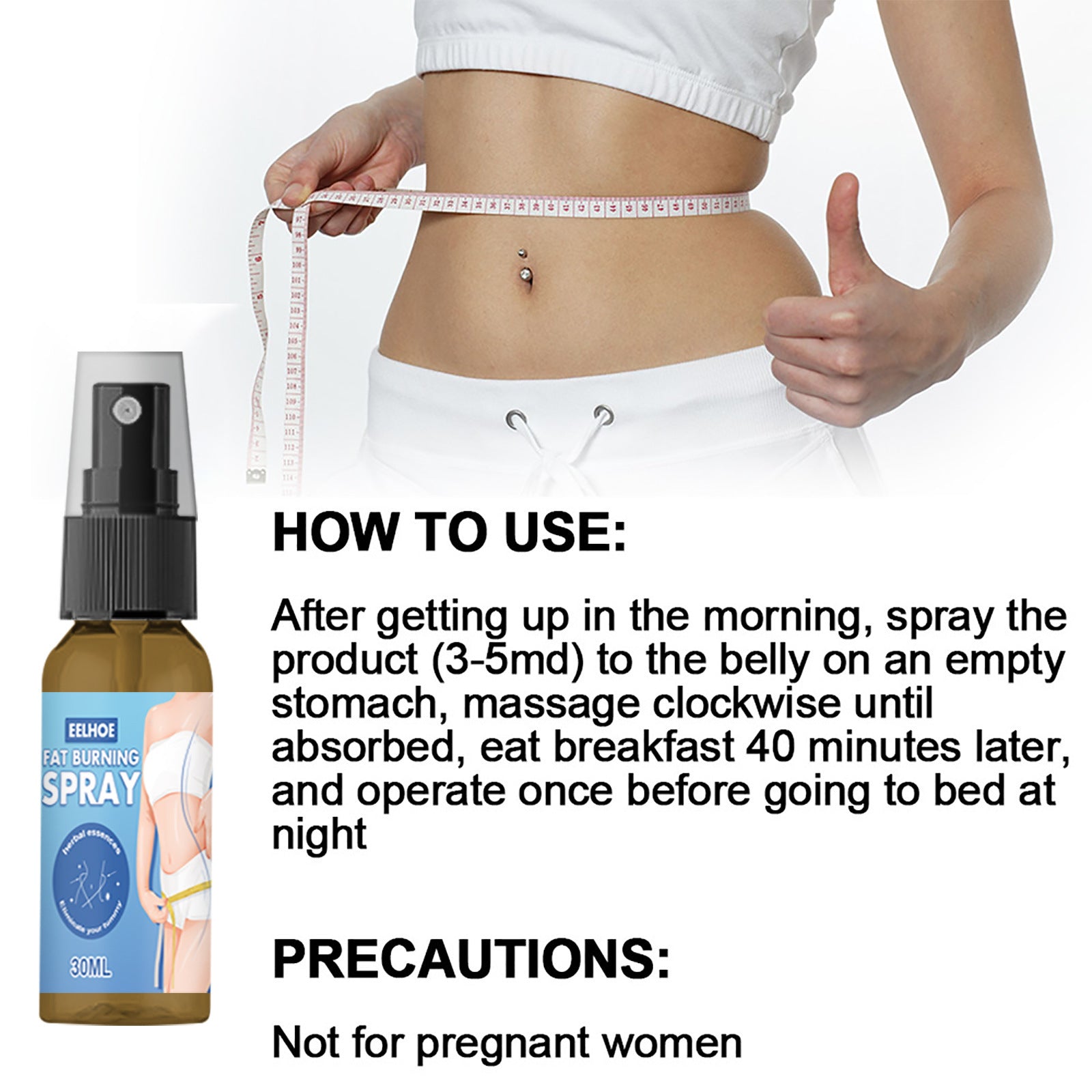 Slimming Fat Reduction Spray Slim Waist Shaping - Slimming Fat Reduction Spray for a Slimmer Waistline