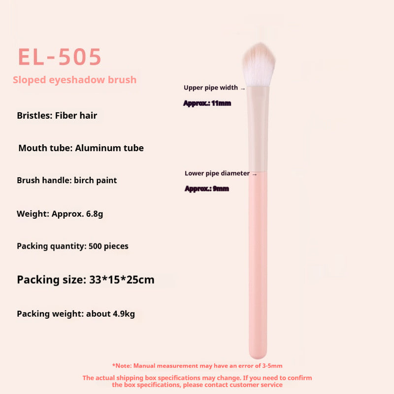 Slope Type Eye Shadow Makeup Brush Blending Flame with Wooden Handle - by Teleplus makeup brush slope type eye shadow