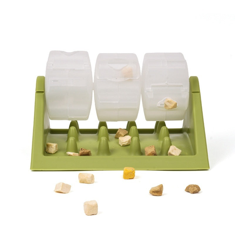 Slow Feeder Bowl for Cats and Dogs Pet Puzzle Toy Non-Slip Eating Trainer - Teleplus