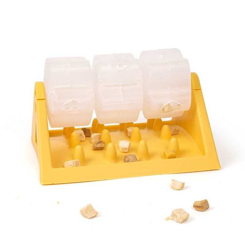 Slow Feeder Bowl for Cats and Dogs Pet Puzzle Toy Non-Slip Eating Trainer - Teleplus