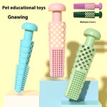 Small Animal Chew Toy TPR Molar Stick for Teeth Cleaning Pet Dental Care