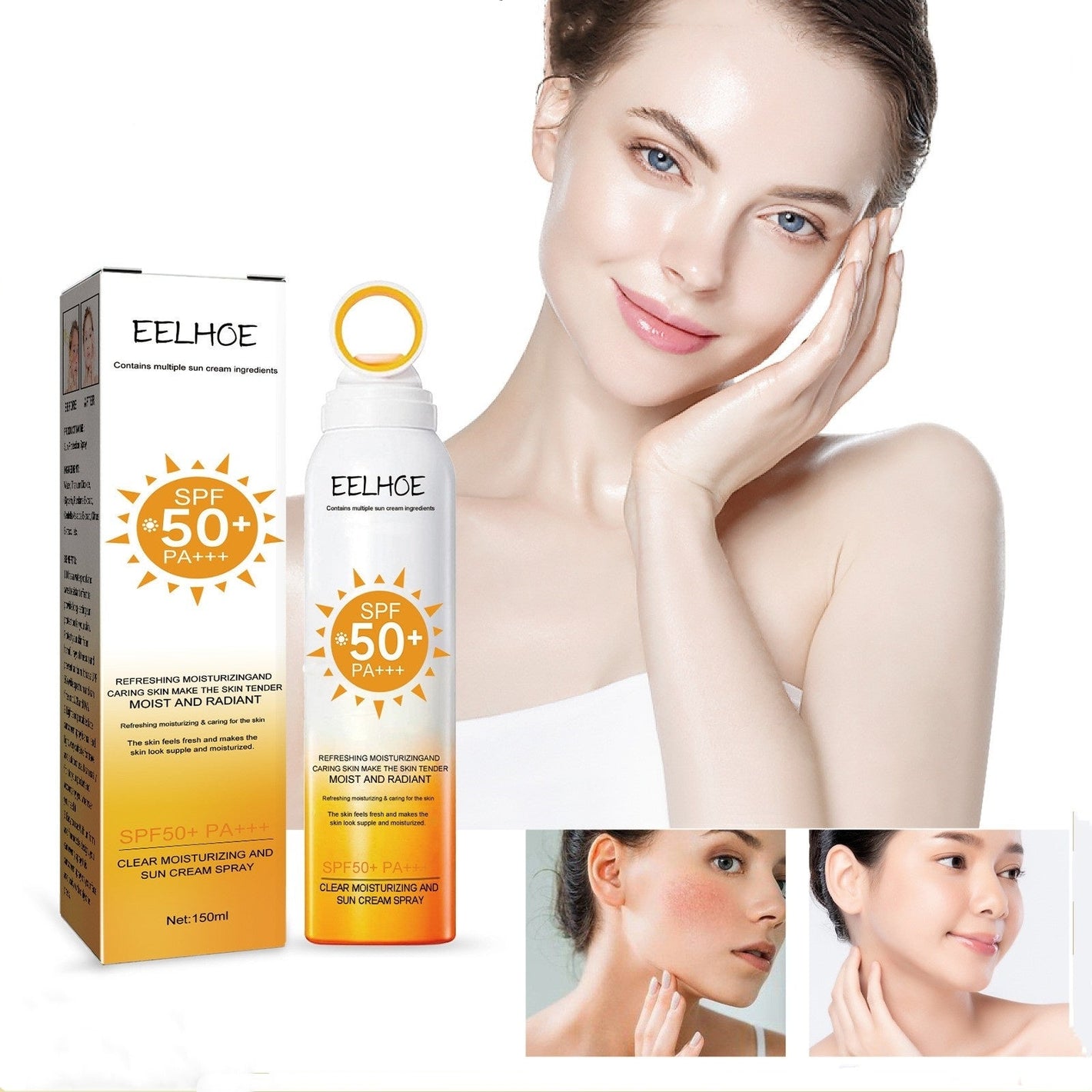 Small Aperture Protective Spray 150ml Body Care Kit for Skin Protection - Stay Fresh with small aperture protective