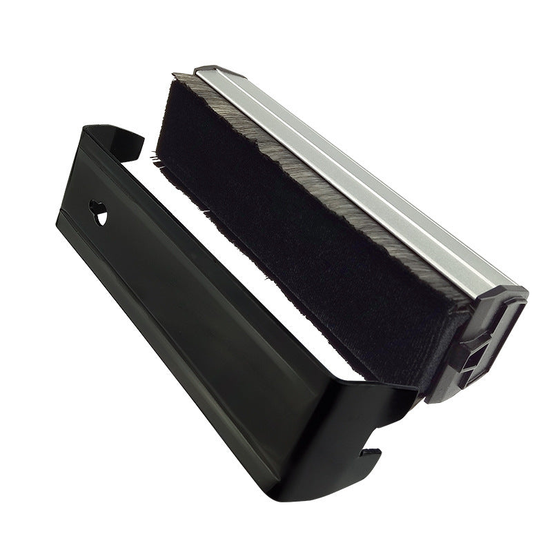 Small Fat Dun Makeup Brush with Bamboo Handle and Loose Artificial Fiber Bristle - makeup brush bamboo handle red small