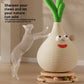 Small Garlic Bolt Cat Scratch Board with Solid Wood Turntable and Hemp Rope - small garlic bolt cat scratch