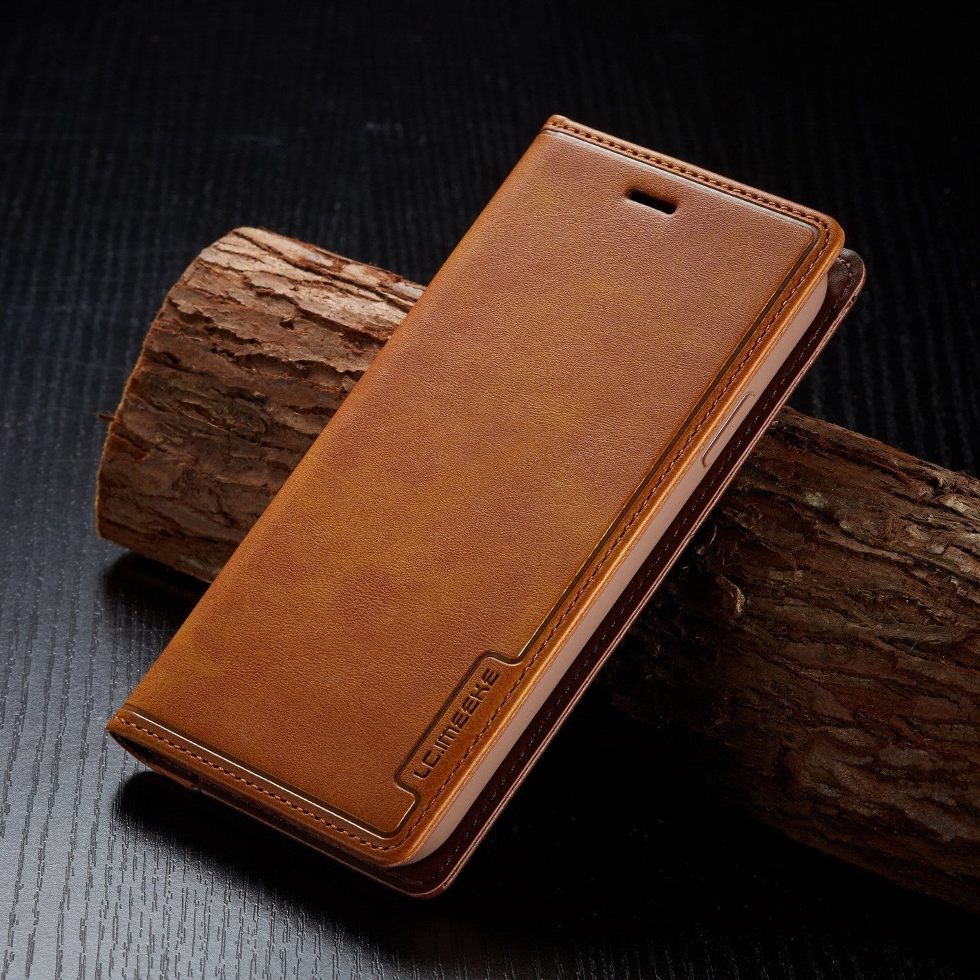 Leather Pattern Phone Case with Small for iPhone Huawei Samsung - and small leather pattern phone case