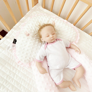 Small Mushroom Baby Throw Pillow with Embroidered Squirrels and Cats in United States - Fig Velvet Anti-Deviation