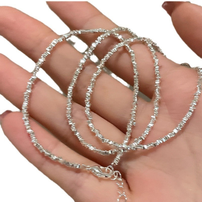 Small Pieces Of Silver Bracelet Female Niche Couple - Small Pieces Of Silver Bracelet for Women and Couples