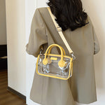 Small Plastic Travel Suitcase Shoulder Bag for Women Kids Hand Luggage 23cm - Teleplus