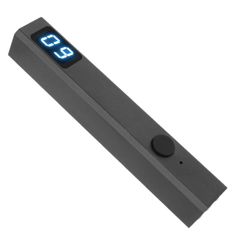 Small Portable Nail Lamp with Screen Display Tip and Dual UV LED Beams - portable nail lamp screen display tip small