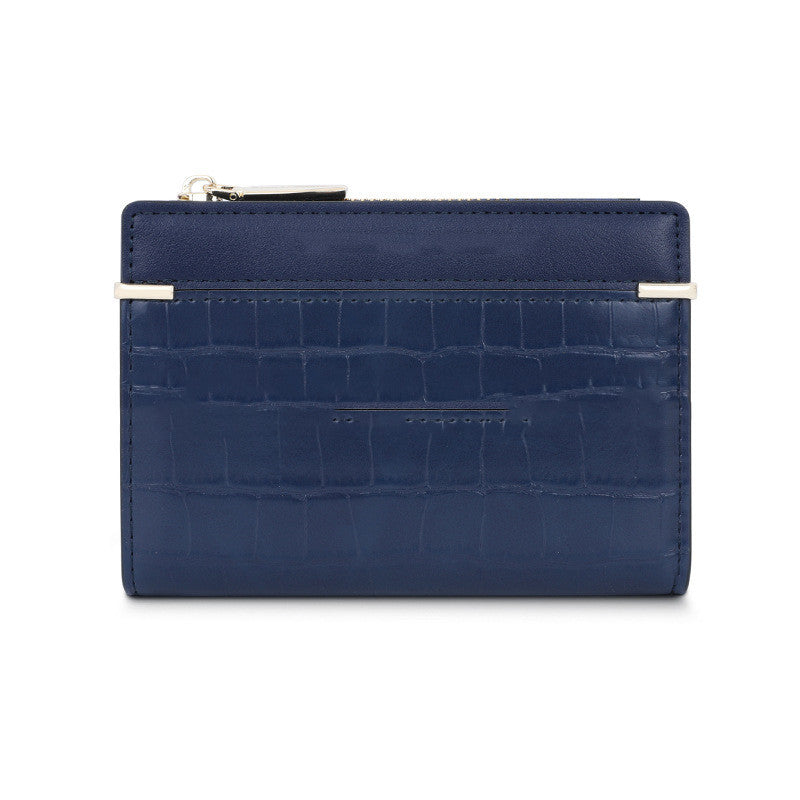 Small PU Leather Purse with Multiple Folds in Black and Color Options for the United States - Big Dreams Buckle Up