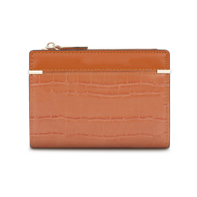 Small PU Leather Purse with Multiple Folds in Black and Color Options for the United States - Big Dreams Buckle Up