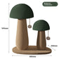 Small Size Mushroom-Shaped Haircut Cat Scratcher with Ball Toy - Teleplus mushroom-shaped haircut small size cat