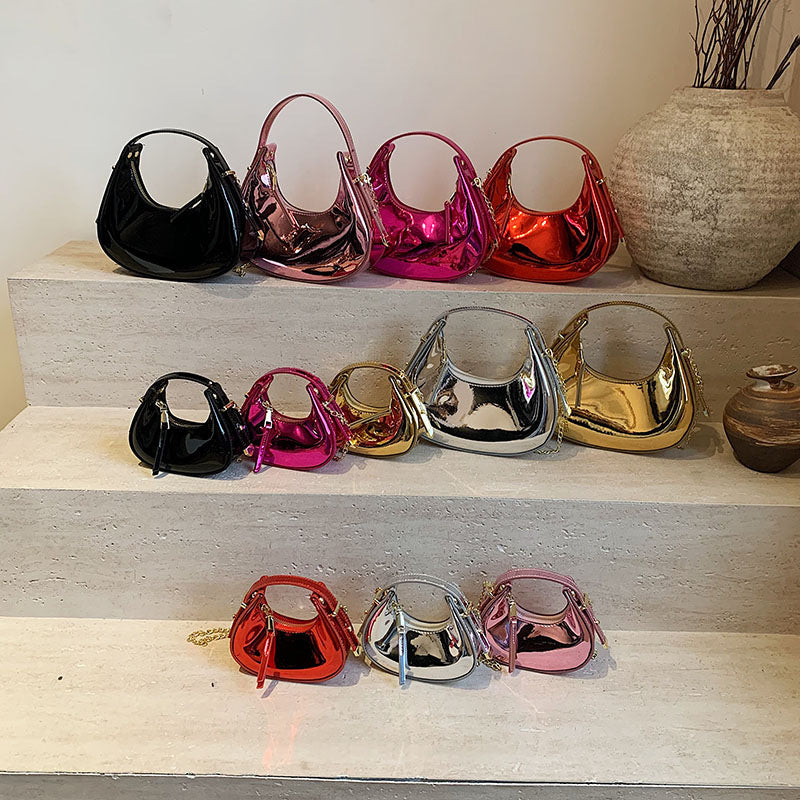 Small Size Soft PU Shoulder Bag with 116cm Strap in Multiple Colors - Teleplus small size upper width shoulder strap