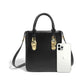 Small Square Bag with Metal Handles and Crossbody Strap for Female Students - small square bag metal handbag shoulder