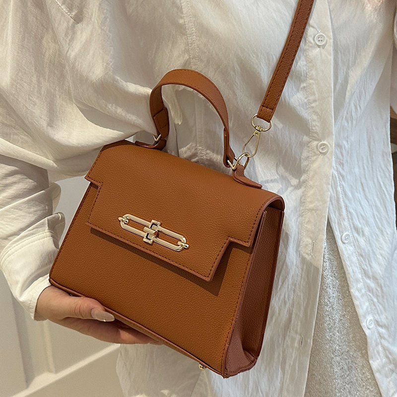 Small Square Single Shoulder Bag French Fashion Retro Versatile Handbag - single shoulder bag french fashion retro