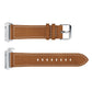 Smart Watch Pointed White Line Leather Strap - Smart Watch Pointed White Line Leather Strap Accessory