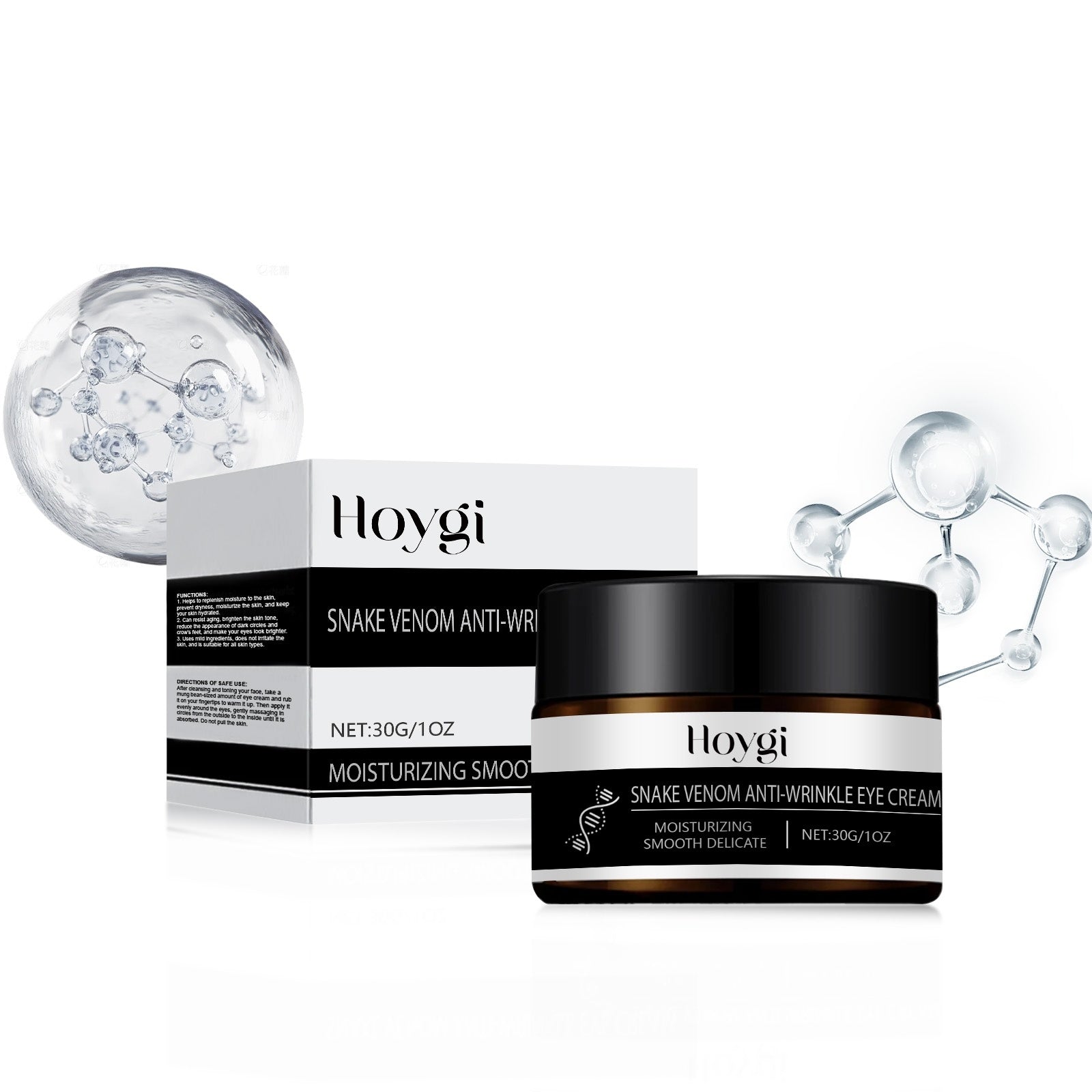 Snake Anti Wrinkle Serum with Synthetic Venom-Like Peptide and Hyaluronic Acid - snake anti wrinkle synthetic